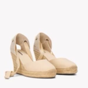 Soludos Marseille Women's Platform Wedge Espadrilles (Ivory)